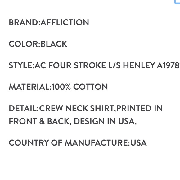 Affliction Henley - Picture 15 of 16